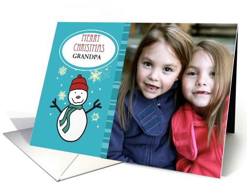 Merry Christmas Grandpa - Photo card (861319)