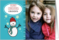 Merry Christmas Grandpa - Photo Card