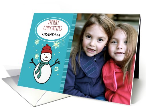 Merry Christmas Grandma - Photo card (861323)