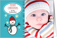 Merry Christmas Godmother - Photo Card