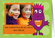 Happy Halloween Teacher - Photo Card