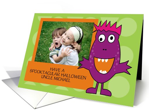 Happy Halloween Uncle - Photo card (861350)