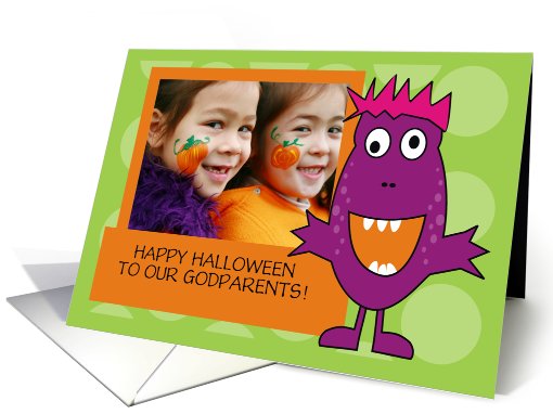 Happy Halloween Godparents - Photo card (861352)