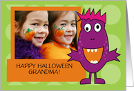 Happy Halloween Grandma - Photo Card