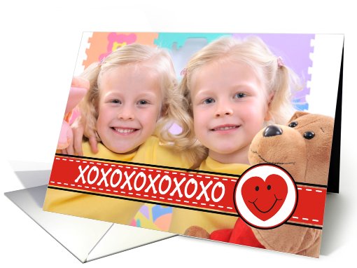 Hugs & Kisses Valentine - Photo card (889489)