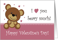 I love you beary...