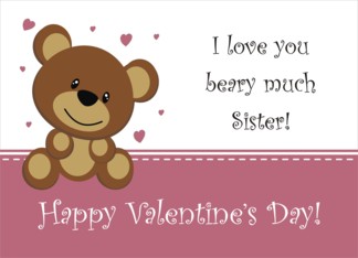 Bear Valentine -...