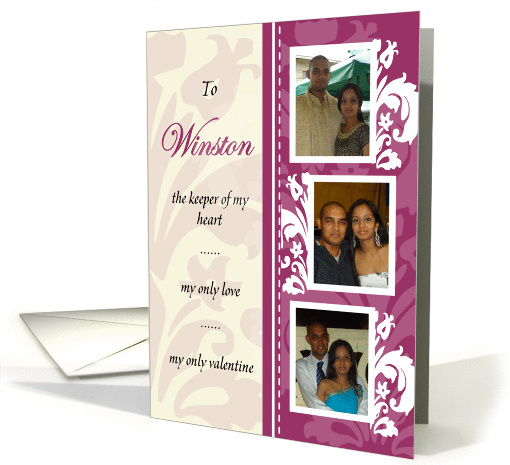 Valentine for Winston - 2012 card (901353)