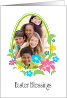 Easter Blessings Frame - Photo Card