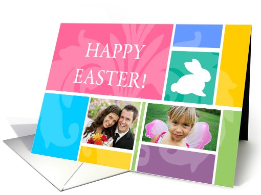Pastel Easter Floral - Photo card (904186)