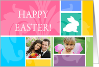 Pastel Easter Floral - Photo Card