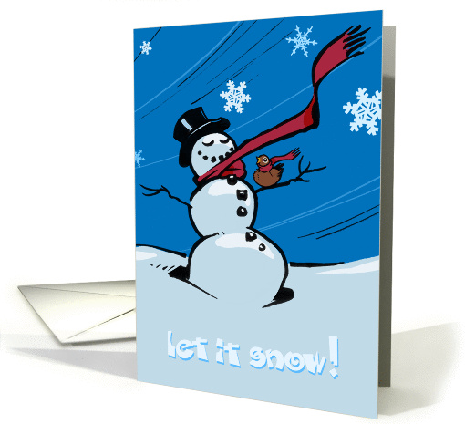 Let It Snow! Happy Holidays! card (140108)