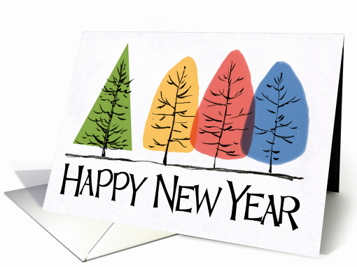 Happy New Year! card (90789)