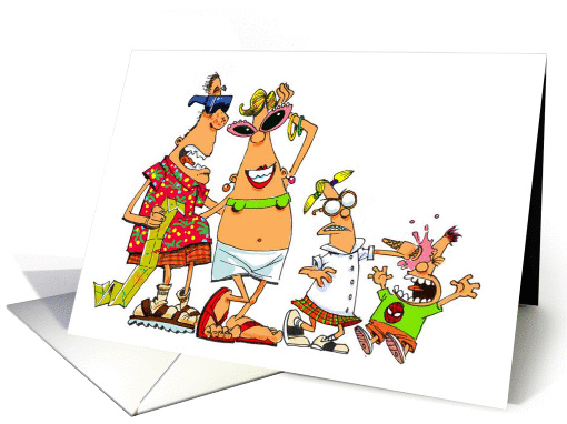 the Horrible American Tourists on Vacation card (92812)