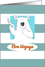 bon voyage humor polar bear card