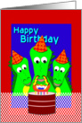 Happy Birthday Humor for kids - Dragon Lighting Candles card