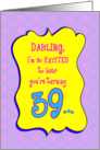 39th Birthday Humor 39 Again card