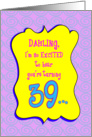 39th Birthday Humor 39 Again card