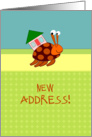 Cute Hermit Crab - New Address card