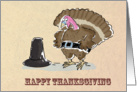 Thanksgiving Humor - Turkey New Belt - Strut Your Stuffing card