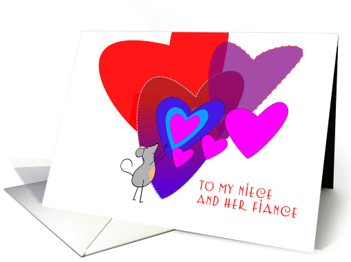 Valentine's Day Card for Niece and Fiance card (1019213)