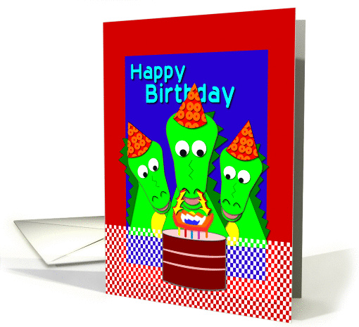 Happy Birthday Humor for kids - Dragon Lighting Candles card (1055337)