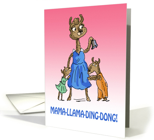 Mother's Day Llama Mama Llama Ding Dong card (1062279)