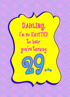 Birthday Humor - 29...