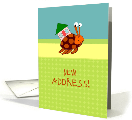 Cute Hermit Crab - New Address card (1074728)