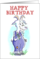 Happy Birthday From Your Favorite Old Goat card