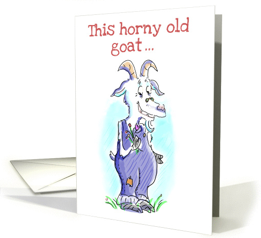 Happy Anniversary Horny Old Goat Humor card (1277000)