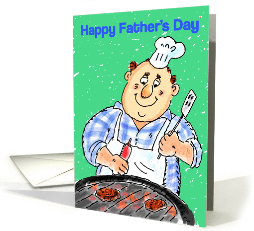 King of the Grill - Father's Day Humor card (637815)