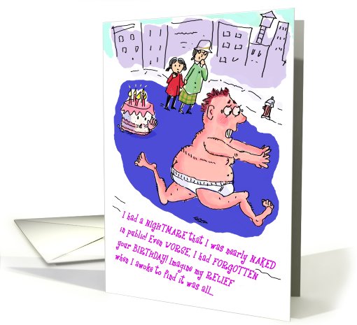 Belated Birthday Nightmare - Humor card (819263)