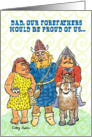 Father’s Day Forefathers Humor card