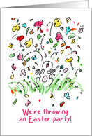 Easter Party Invitation Easter bunny - humor card