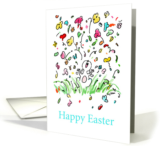 Easter Bunny Bouquet Humor card (906883)