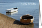 Rowing Boats Birthday Card