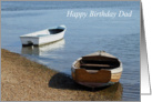 Rowing Boats Birthday for Dad card