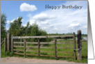 English Countryside Birthday card