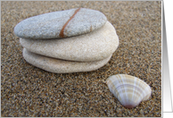 Pebbles and Shell card