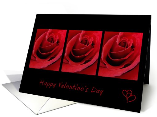 Red Roses Valentine card (556905)