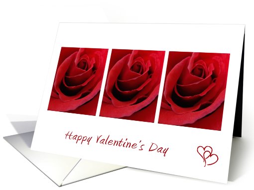 Red Roses Valentine card (556907)