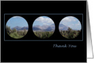 Mountain Circles Thank You card