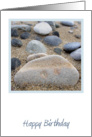 Beach Pebbles Birthday Card