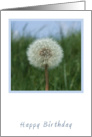 Dandelion Birthday Card