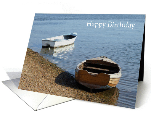 Rowing Boats Birthday card (876401)