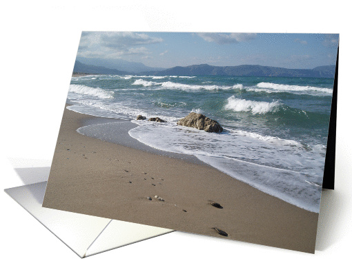 Seascape Beach Photography card (88384)