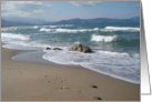 Seascape Beach Photography card