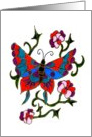 Butterfly card