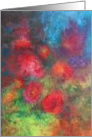 Frosted roses card